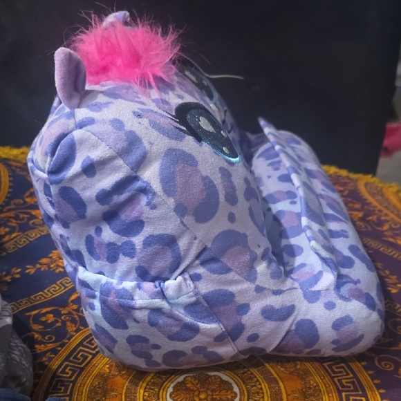 Purple Leopard Tablet Pillow - Picture 3 of 5